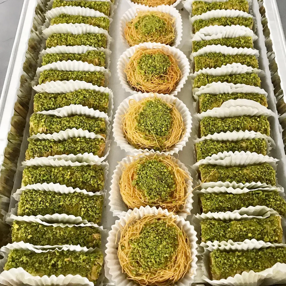 The dessert tray