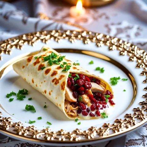 Chicken Barberries Wrap