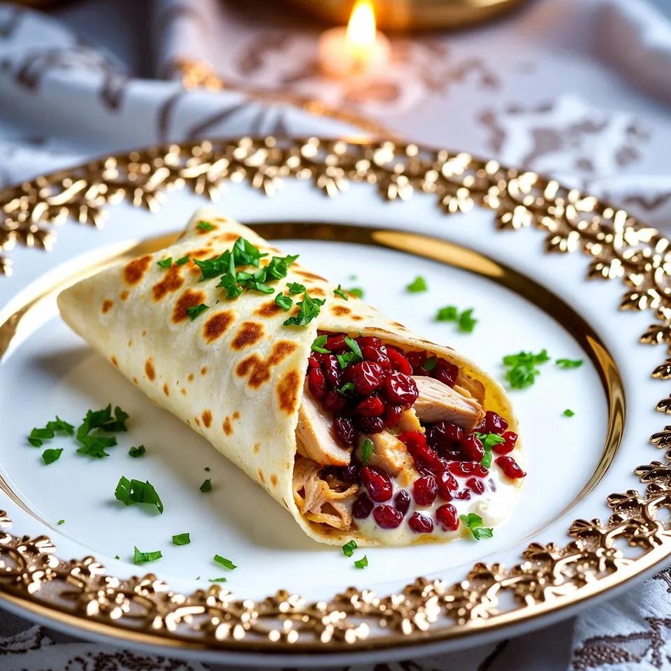 Chicken Barberries Wrap